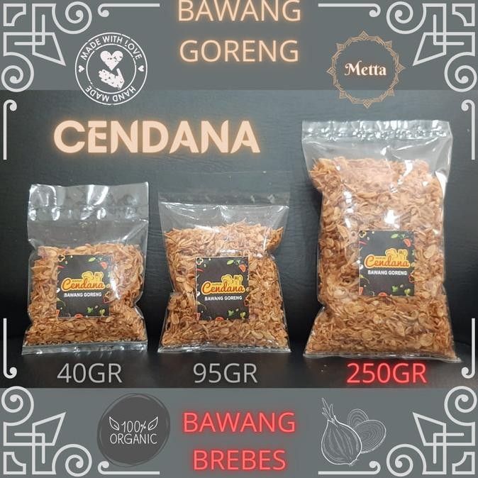

BAWANG GORENG CENDANA 250 GRAM - BAWANG ASLI BREBES 100% MURNI ORIGINAL