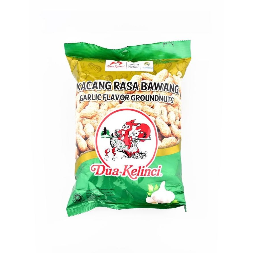 

KACANG TANAH DUA KELINCI RASA BAWANG 180 GR GARLIC NUT ORIGINAL