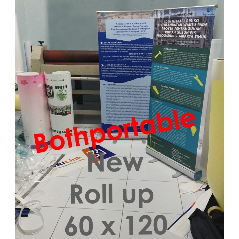 ROLL UP BANNER MURAH 60 X 120