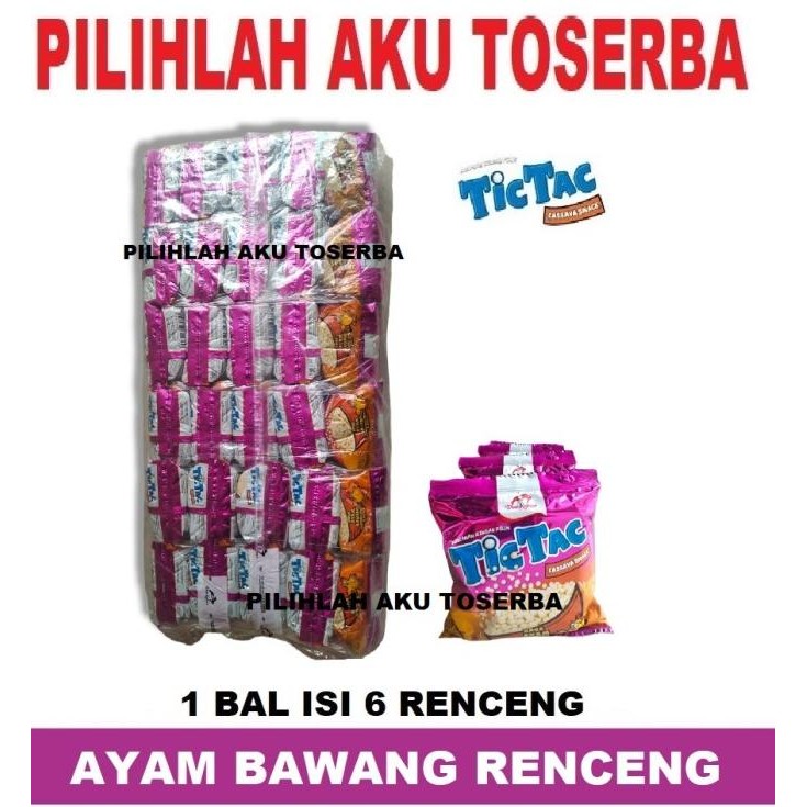 

TIC TAC AYAM BAWANG RENCENG - ( HARGA 1 BAL ) ORIGINAL