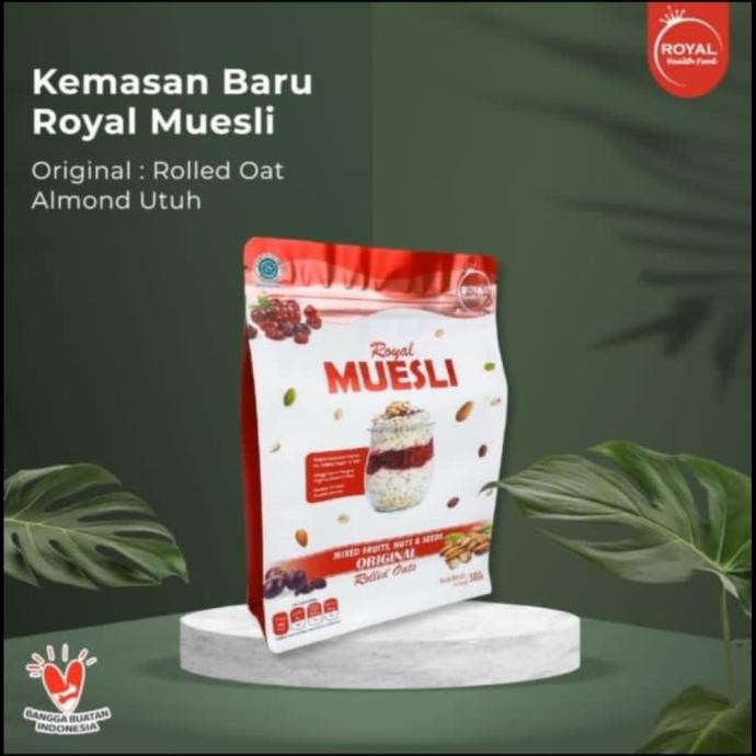 

Royal Muesli 500 gr With Almond Whole Berkualitas