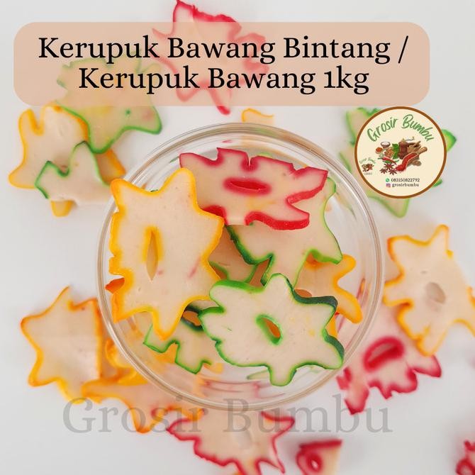 

KERUPUK BAWANG BINTANG / KERUPUK BAWANG 1KG ORIGINAL
