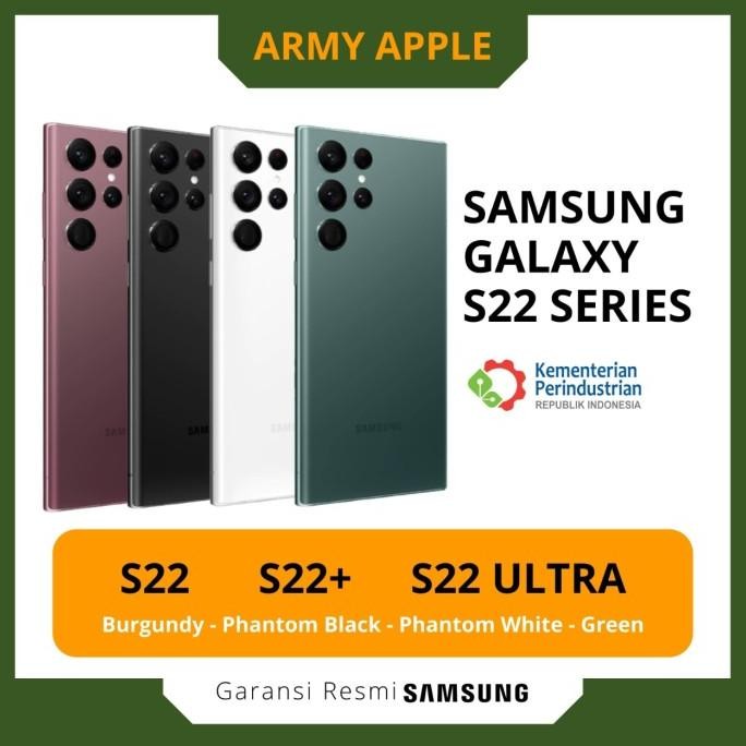 Promo (RESMI) Samsung Galaxy S22 Ultra S22+ Plus S22 SEIN 128GB 256GB 512GB