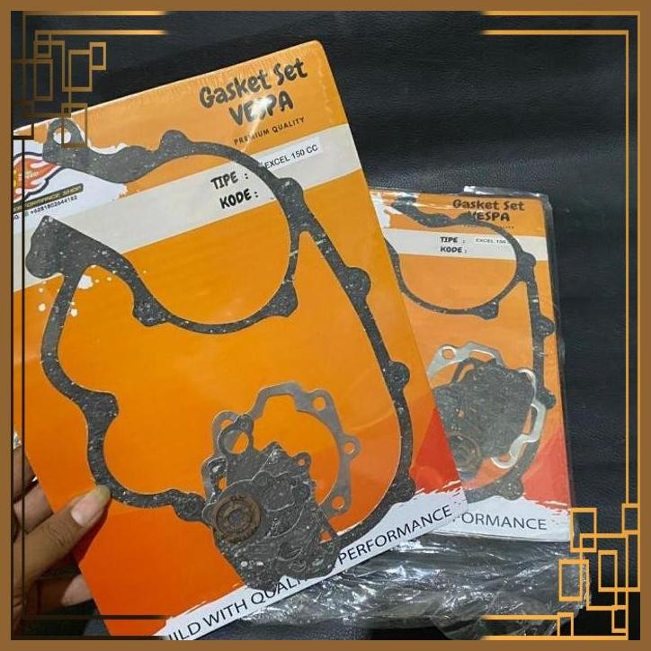 [AMV] PAKING PACKING GASKET PERPAK MESIN SET LENGKAP NS RACING VESPA CLASIK