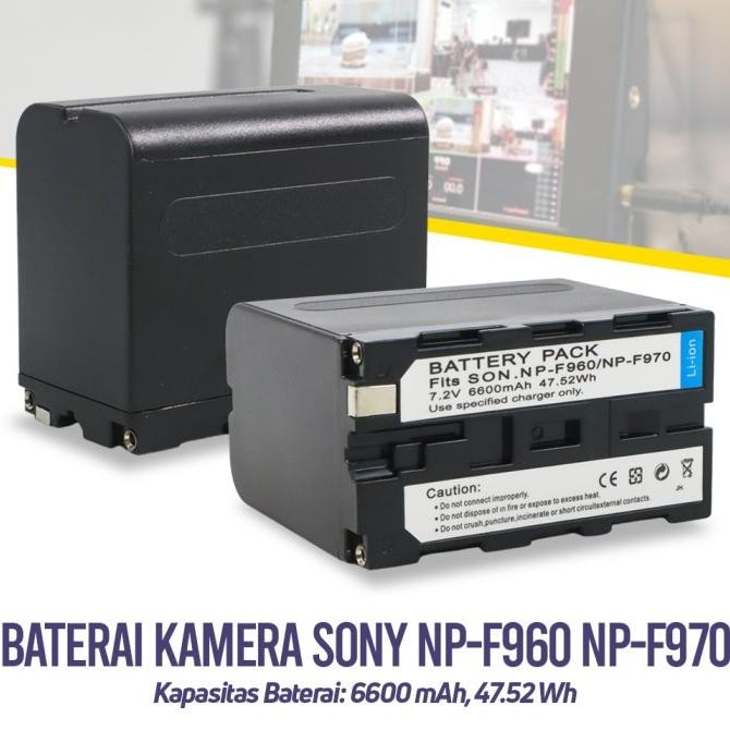 Promo KINGMA Battery for Sony NP-F970 6600mAh Kingma NPF970 NP F970 COD