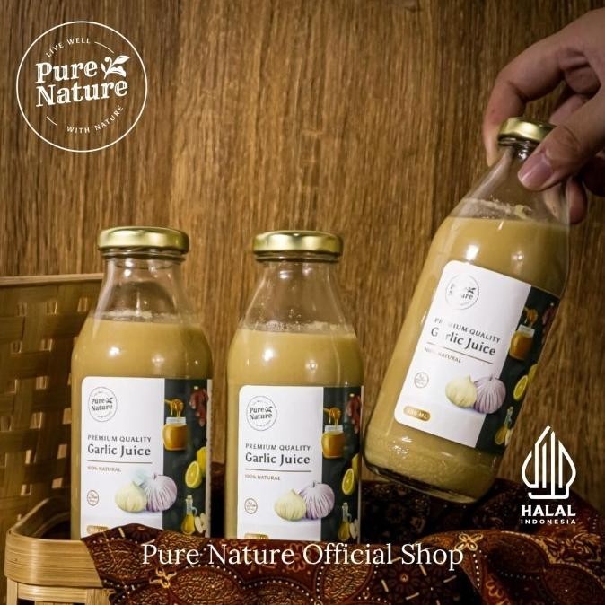 

[4 BOTOL] PURENATURE JUS BAWANG PUTIH TUNGGAL AMPUH BERKHASIAT ORIGINAL