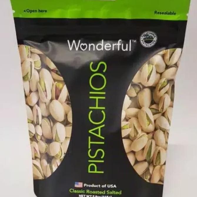 

Wonderful Pistachios Clasic Roasted Salted-Kacang Almond Berkualitas
