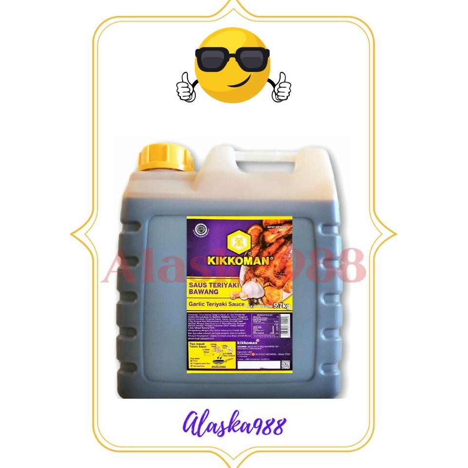 

KIKKOMAN JERIGEN GARLIC TERIYAKI SAUCE / TERIYAKI BAWANG 5.7 KG/ LITER ORIGINAL