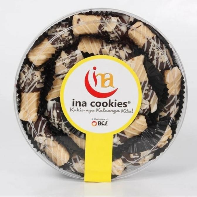 

ina cookies reguler Almond Cheese Coklat Berkualitas