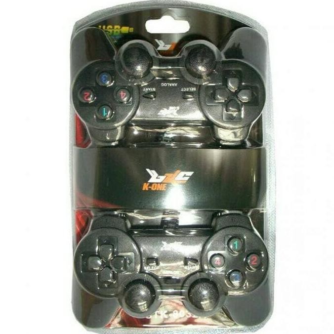 GAMEPAD /STIK PC /JOYSTICK / DOUBLE K-ONE FOR PC & NOTEBOOK ASLI