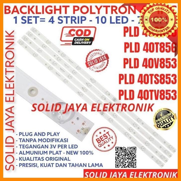 [SJE] BACKLIGHT TV LED POLYTRON 40 IN PLD40S853 PLD40T856 PLD40V853 LAMPU BL