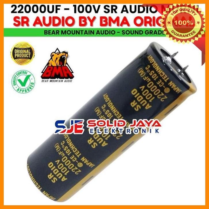 [SJE] CAPASITOR ELKO 22000 UF 100 V SR AUDIO BMA MURNI ASLI ELCO SR AUDIO 22000UF 100V ELKO CAPASITO