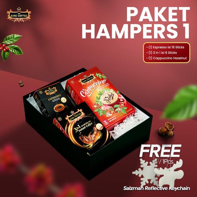 

Hampers King Coffee Box Parcel Paket Kopi Vietnam