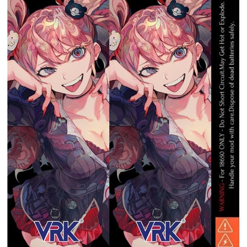 

Terlaris Jaka Stiker Wrap Baterai 18650 Vrk X Anime Untuk Melindungxi Dan Mempercantik Battery Garskin Custom Case Laminasi Tebal COD
