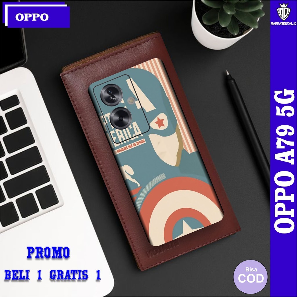 

Terlaris Oppo A79 Garskin Stiker Custom Case Laminasi Tebal COD