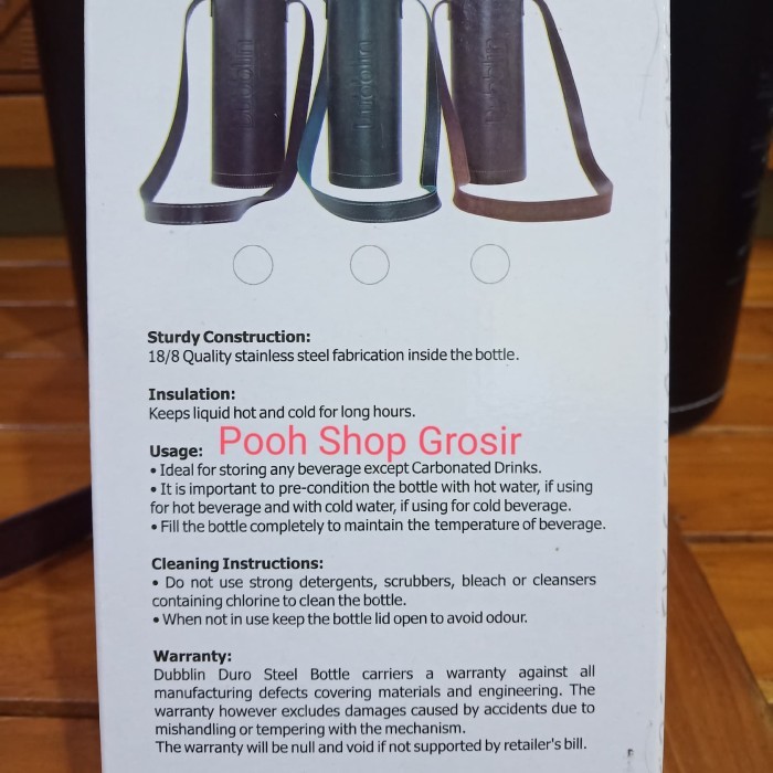 TERMOS AIR PANAS DINGIN BOTOL STAINLESS DUBBLIN TURBO 1500 ML DBN-1811
