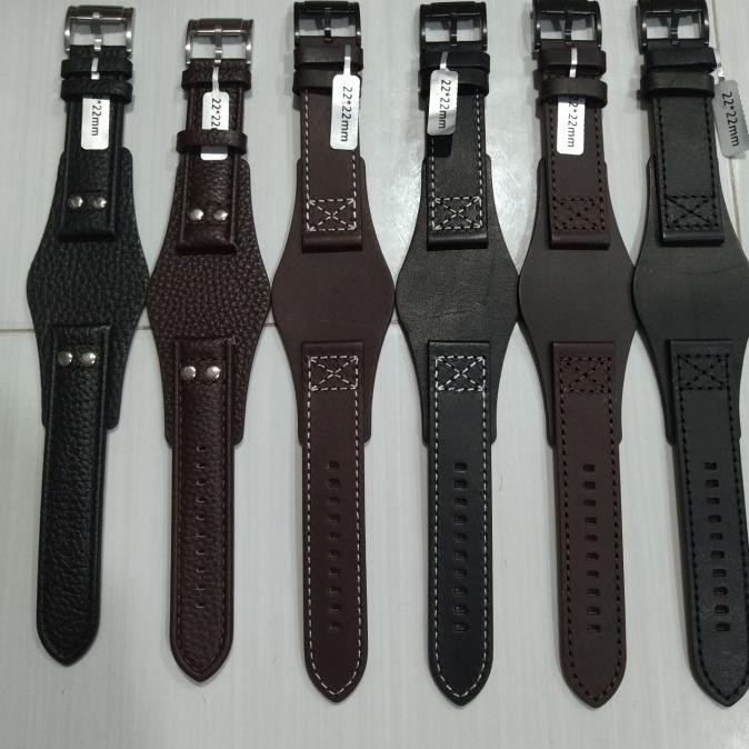 tali jam tangan Fossil coachman double strap 22mm