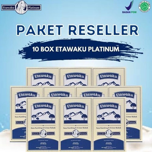 

PAKET 10 BOX Etawaku Platinum Susu Kambing Etawa Kualitas Premium