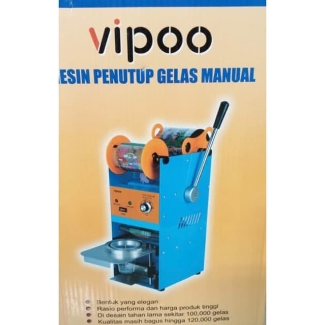 VIPOO V-D8 CUP SEALER MANUAL - ALAT PRES PLASTIK
