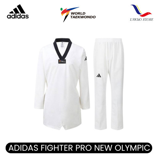 Cuci Gudang.. Dobok Adidas Fighter Pro New Olympic / Seragam Taekwondo Adidas Original / Dobok