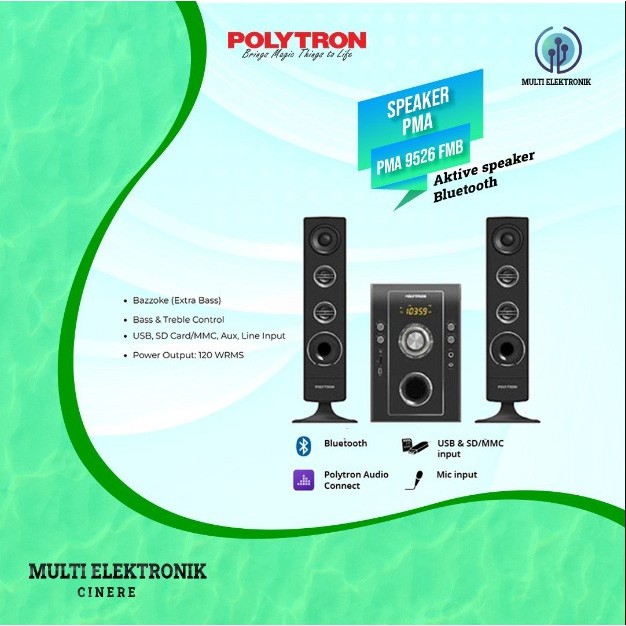 Speaker Aktif Polytron Pma-9506