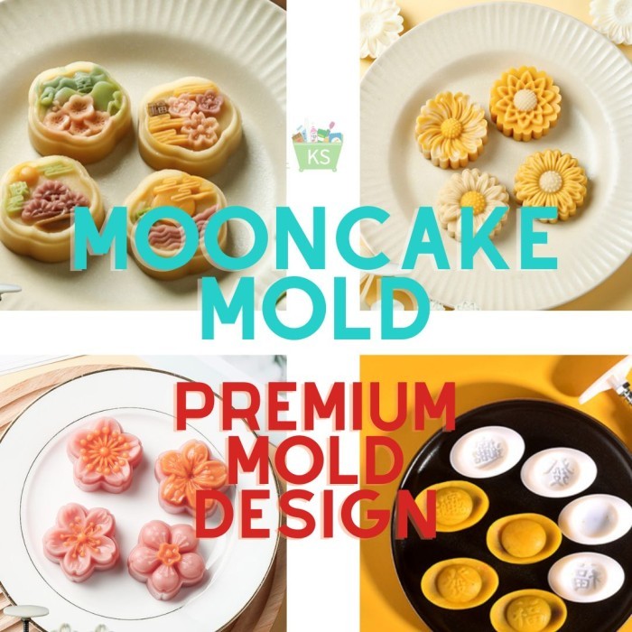 

TERBARU MOONCAKE MOLD 50 GR & 100 GR PREMIUM MODEL CETAKAN KUE BULAN ANGKU KUE
