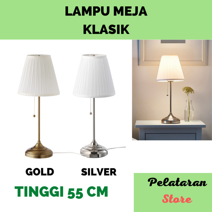Lampu Meja Hias Kamar Tidur Ruang Tamu Table Bedside Lamp Klasik ARST
