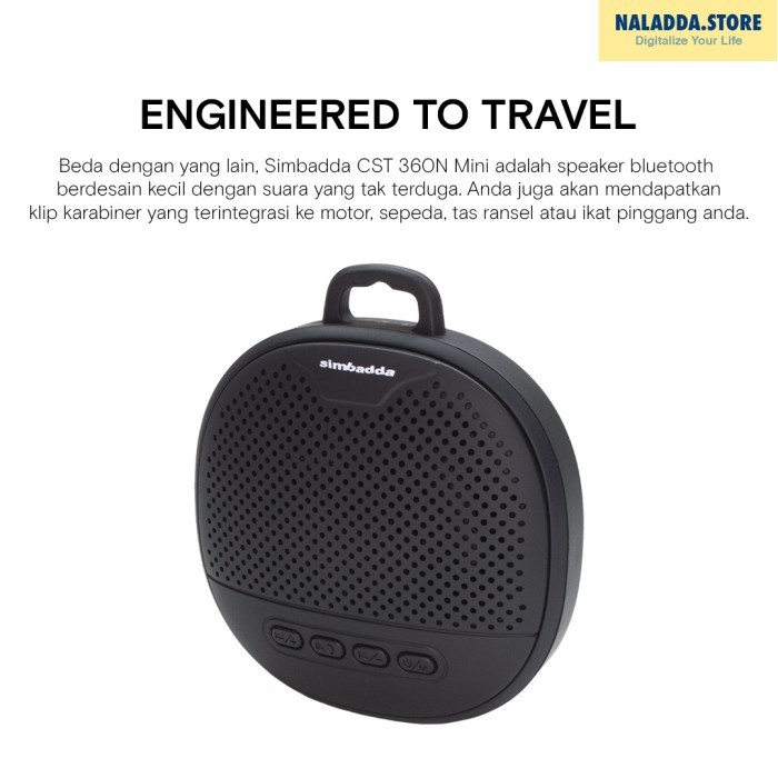 Simbadda Cst 360N Mini - Portable Bluetooth Speaker