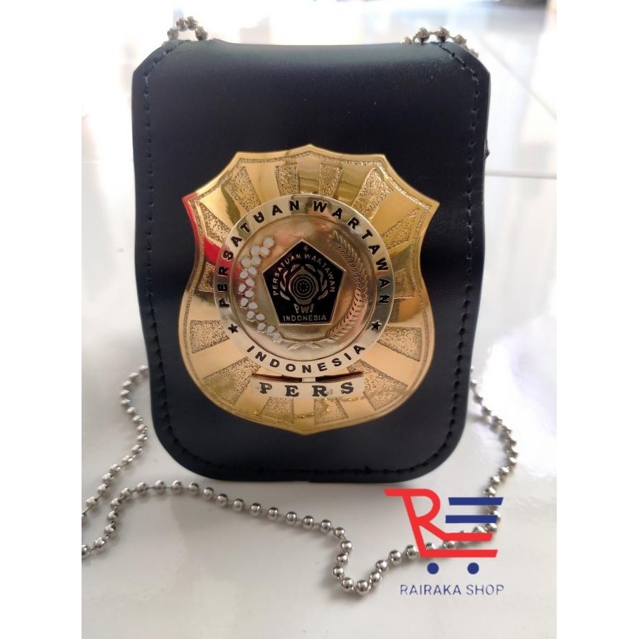 

Id Card Name Tag Kulit | Kalung Lencana Logo | Wartawan Pers Original Dan Terlaris