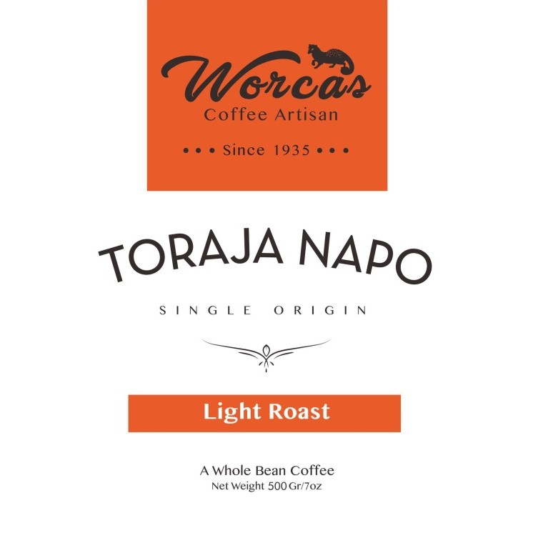 

Kopi Arabica Toraja Napo 500 Gram Light Roast (Biji/Bubuk)