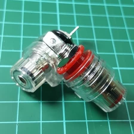 Audio Speaker Loudspeaker Binding Post Rhodium Vermoth Sepasang