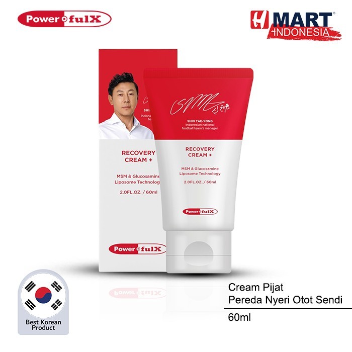 

Powerfulx Recovery Cream Krim Pijat Pereda Nyeri Otot Sendi 60Ml