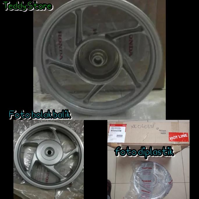 Velg Peleg Velk Belakang Honda Scoopy Fi Scoopy Esp Silver Ring 14 AHM