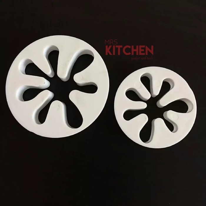 

BEST SELLER CETAKAN KUKIS COOKIE CUTTER SPLASH SET OF 2 FONDANT MOLD CUTTER