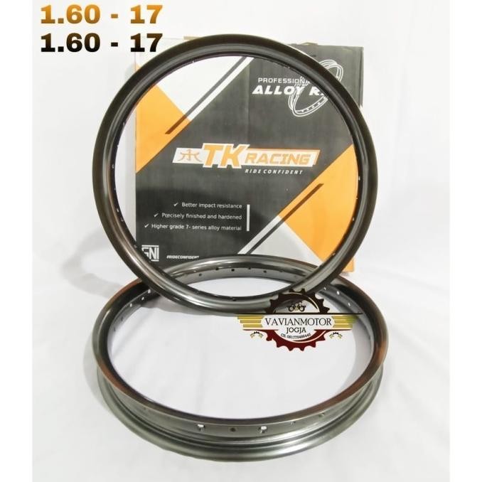 Murah Veleg Velg Peleg Pelek Pelg Velk Tk Racing 160 Ring 17 Grey Abu Abu U (Terbaik)