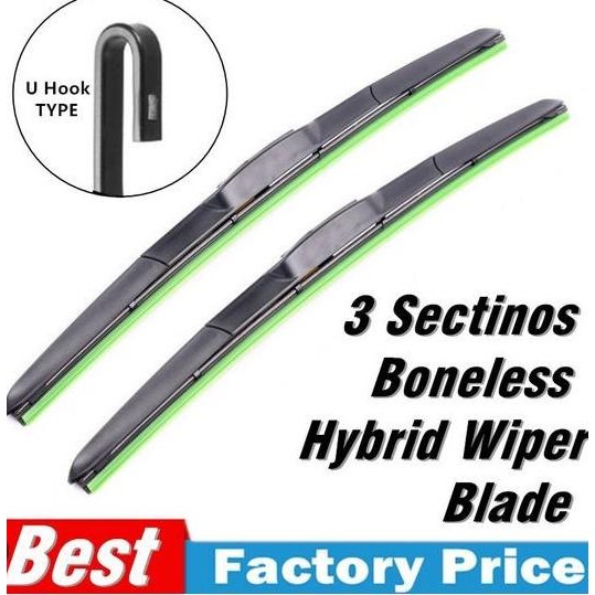 Wiper Mobil Hybrid Silicone 18 Inch