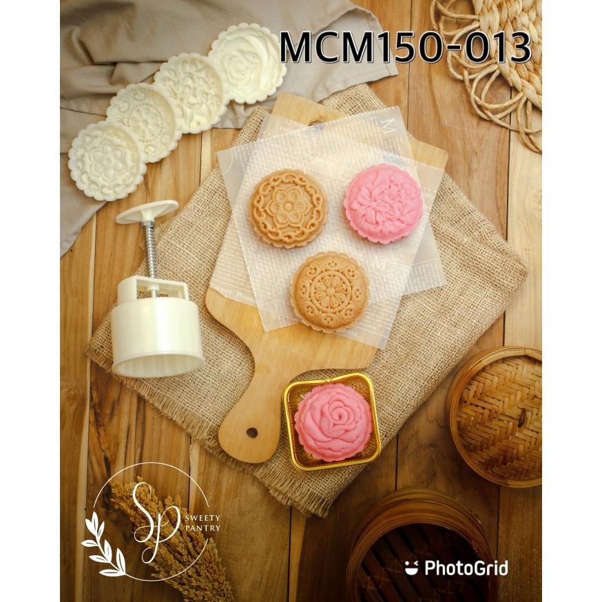 

READY STOCK MOONCAKE MOULD / CETAKAN MOONCAKE UK 150GR - 2