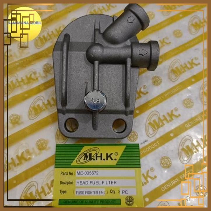 [RNM] KEPALA TUTUP HEAD FUEL FILTER FUSO FIGHTER FM516, FM517, FN517, FN527