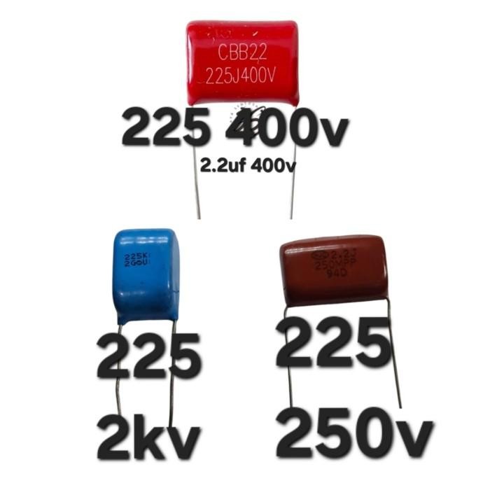 ( 225 400v ) CAPASITOR CAPASITOR 225J400V 225J450V 2.2UF 250V 400V 450V CBB22 400v225j 225 225j COKL