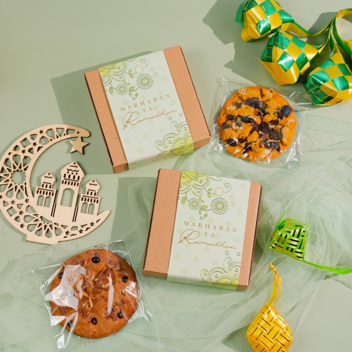

New! Hampers Lebaran Cookies Kartu Ucapan - 2 pcs Idul Fitri