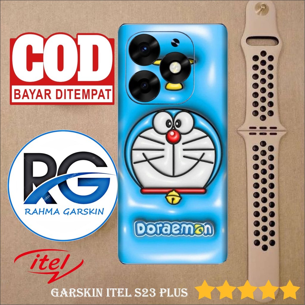 

Terlaris Itel S23 Garskin Stiker Custom Case Laminasi Tebal COD