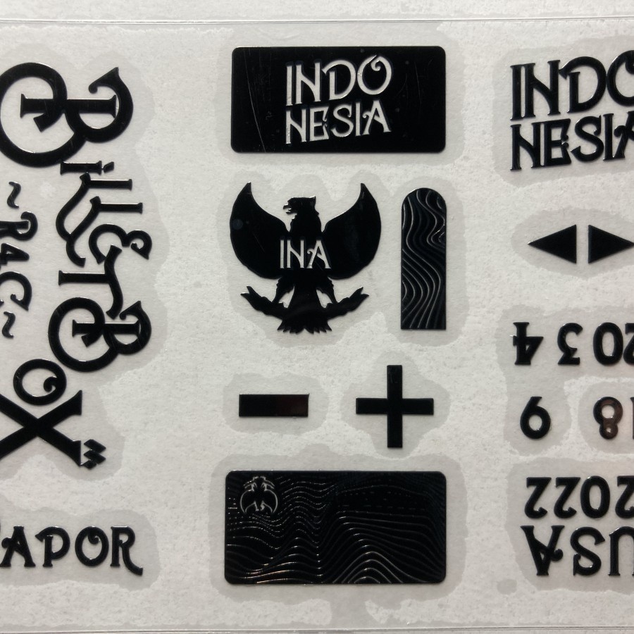 

Terlaris Billet Box Metal Decal 2020 2021 2022 2023 2024 Garskin Stiker Custom Case Laminasi Tebal COD
