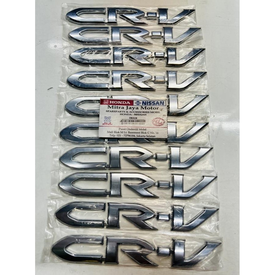 Emblem Honda Logo Crv Gen3 2007-2009 Logo Honda Crv Gen3 Termurah Baguss