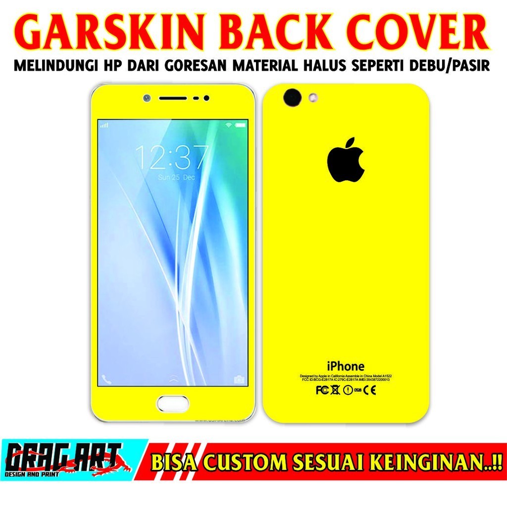 

Terlaris Vivo V3 Garskin Stiker Custom Case Laminasi Tebal COD