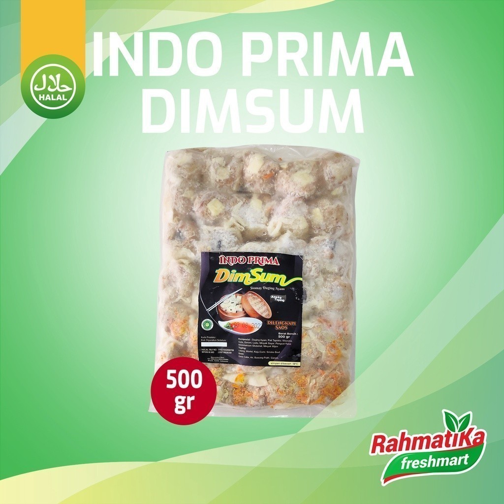 

Dimsum Siomay Ayam Indo Prima 500 gr (Frozen)