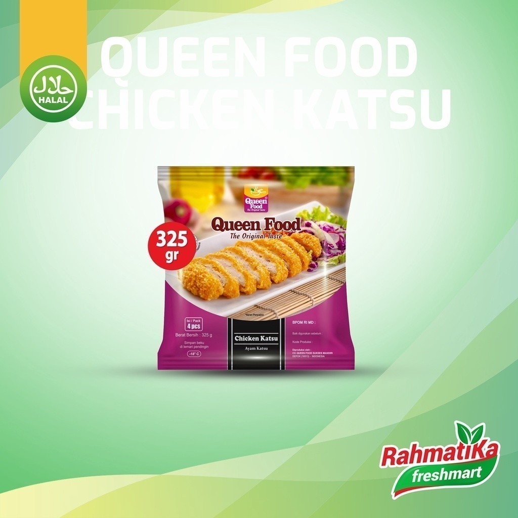 

Queen Food Chicken Katsu Isi 4 Pcs 325 gram