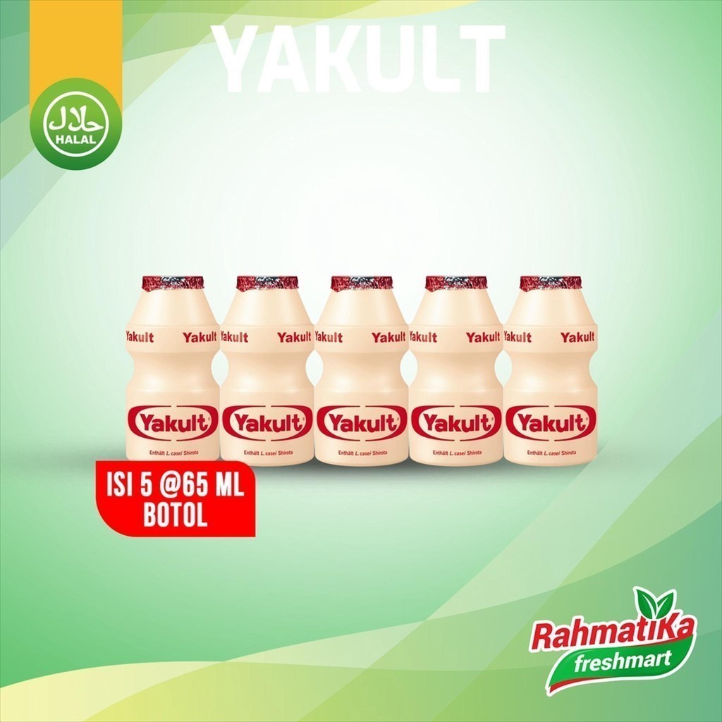 

Yakult Isi 5 Botol @65 ml