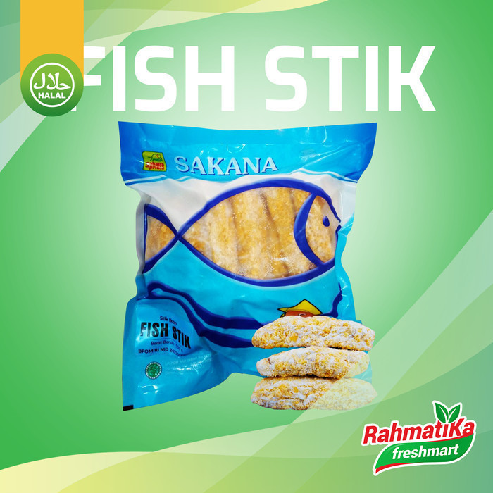 

Sakana Fish Stick / Stik Ikan Sakana 500 gram (Frozen Food)