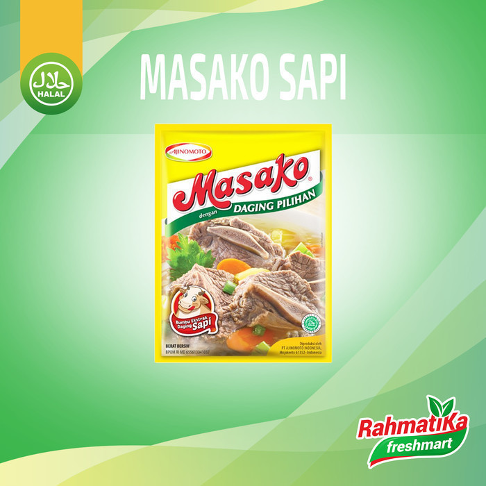 

Masako Sapi / Bumbu Ekstrak Daging Sapi 2 Sachet (Bumbu Dapur)