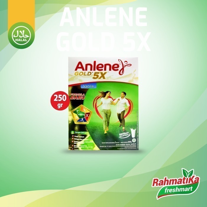 

Susu Anlene Gold 5X Rasa Vanila 250g